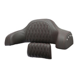 C.C.RIDER Indian Chieftain 2 Up Seat Touring Motorcycle Seat With Passenger Backrest Pad, 2014-2025