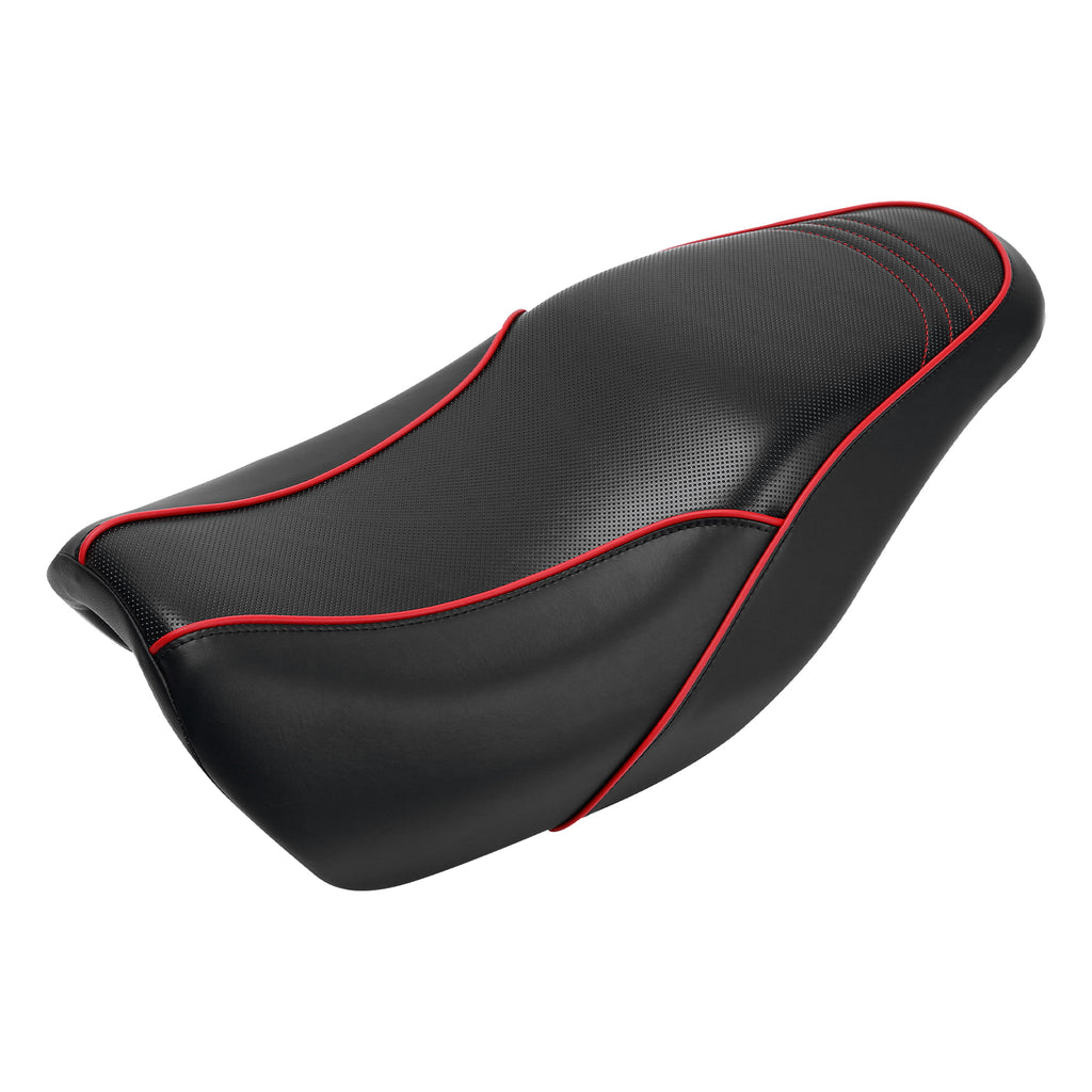 C.C. RIDER Street Seat 2 Up Seat Driver And Passenger Seat For Street 500 750 XG500 XG750 Black Red, 2015-2023