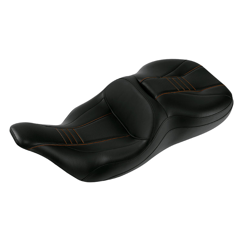 C.C. RIDER Touring Seat 2 Up Seat Driver Passenger Seat For Harley CVO ...