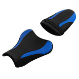 C.C. RIDER GSX-R1000 Front And Rear Seat Fit For SUZUKI GSXR1000 Blue Triming, 2005, 2006