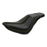 C.C. RIDER Softail Seat 2 up Driver And Passenger Seat Chopper Seats Alcantara Motorcycle Seats Cover Street Bob 114 FXBB 2018-2024