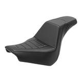 C.C. RIDER Softail Step Up Seat 2 up Seat Carbon Fiber For Softail Street Bob FXBB Standard FXST Models 2018-2024