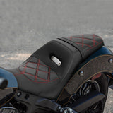 C.C. RIDER Indian Scout 2 Up Seat Driver Passenger Sport Seat Lattice Stitching For Indian Scout Sixty 100th Aniversary Scout ABS, 2015-2024