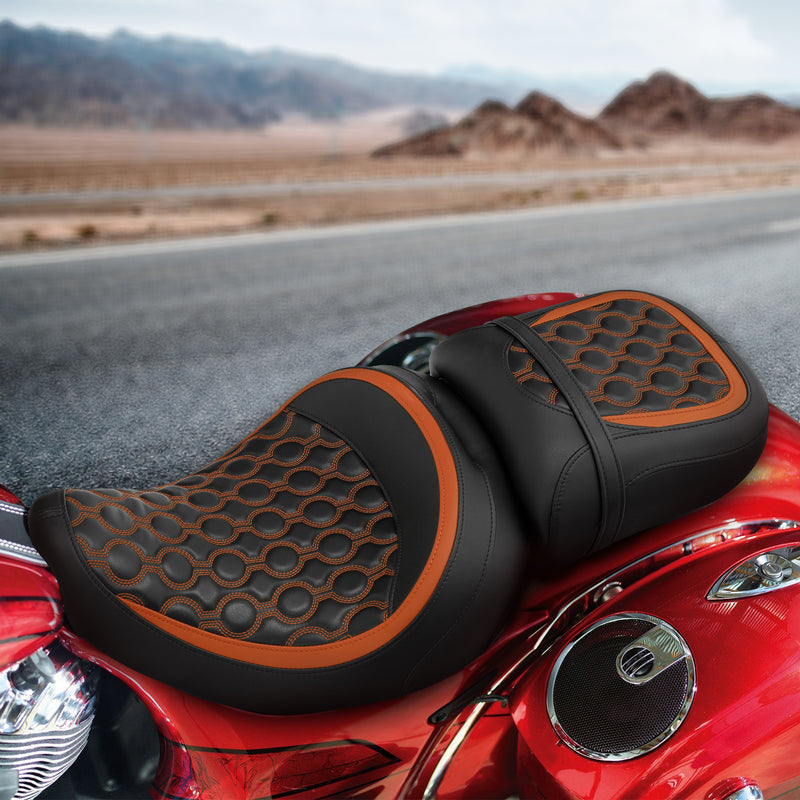 C.C. RIDER Indian Seat 2 Piece 2 Up Seat For Indian Chieftain Dark Horse Chieftain Limited Chieftain Elite Springfield, 2014-2025