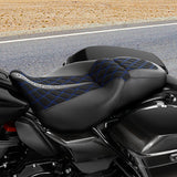 C.C. RIDER Touring Seat 2 up Seat Driver Passenger Seat Custom Motorcycle Seat For Harley Touring Street Glide Road Glide Electra Glide, 2008-2024