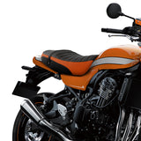 C.C.RIDER Kawasaki Z900RS ERGO Seat Genuine Z900RS Cafe 2 Up Seat Orange Black stiching Fits Kawasaki Z900RS 2018-2024