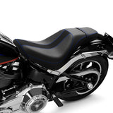 C.C. RIDER Softail Seat 2 up Driver And Passenger Seat Chopper Seats Alcantara Motorcycle Seats Cover Street Bob 114 FXBB 2018-2024