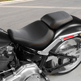 C.C.RIDER Softail Passenger And Driver Seat Deep Bucket Design Two Piece Seat For Harley Fatboy 114 FLFB FLFBS, 2018-2024