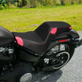 C.C. RIDER Softail Step Up Seat 2 Up Seat For Softail Standard Street Bob FXBB Standard FXST, 2018-2023