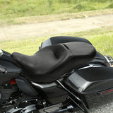 C.C. RIDER Touring Seat 2 Up Seat Driver Passenger Seat For Harley CVO Road Glide Electra Glide Street Glide Road King, 2009-2023