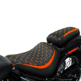 C.C. RIDER Softail Seat Driver And Passenger Seat 2 Up Seat For Street Bob Softail Standard FXBB FXST 2018-2023