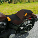 C.C. RIDER Softail Step Up Seat 2 Up Seat For Softail Standard Street Bob FXBB Standard FXST, 2018-2023
