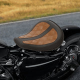 C.C. RIDER Sportster Seat Solo Spring Seat Classic Brown Diamond Stitch For Iron 883 Iron 1200 Bobber Seat Chopper Seat 2004-2023