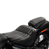 C.C. RIDER Softail Seat Driver And Passenger Seat 2 Up Seat For Street Bob Softail Standard FXBB FXST 2018-2024