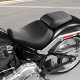 C.C.RIDER Softail Passenger And Driver Seat Deep Bucket Design Two Piece Seat For Harley Fatboy 114 FLFB FLFBS, 2018-2024
