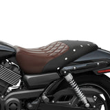 C.C. RIDER Street Seat 2 Up Seat Custom Motorcycle Seat For Street 500 750 XG500 XG750, Studs Dedign, 2015-2023
