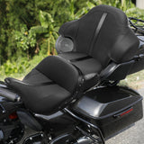 C.C. RIDER King Passenger Backrest King Tour Pack Trunk Backrest For Touring Road Glide Electra Glide Street Glide Road King, 2014-2022