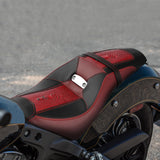 C.C. RIDER Indian Scout 2 Up Seat Driver Passenger Seat Contrast Color Alligator Pattern For Indian Scout Sixty 100th Aniversary, 2015-2023