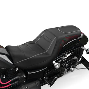 C.C. RIDER Dyna Step Up Seat 2 up Seat For Dyna Low Rider Fat Bob FXD/FXDWG, 2006-2017