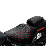 C.C. RIDER Softail Seat Driver And Passenger Seat 2 Up Seat For Street Bob Softail Standard FXBB FXST 2018-2024