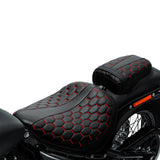 C.C. RIDER Softail Seat Driver And Passenger Seat 2 Up Seat For Street Bob Softail Standard FXBB FXST 2018-2023