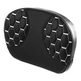 C.C. RIDER Touring Seat Driver Passenger Seat With Backrest For Harley Touring Street Glide Road Glide Electra Glide, Black White, 2008-2023