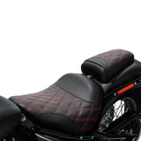 C.C. RIDER Softail Seat Driver And Passenger Seat 2 Up Seat For Street Bob Softail Standard FXBB FXST 2018-2024