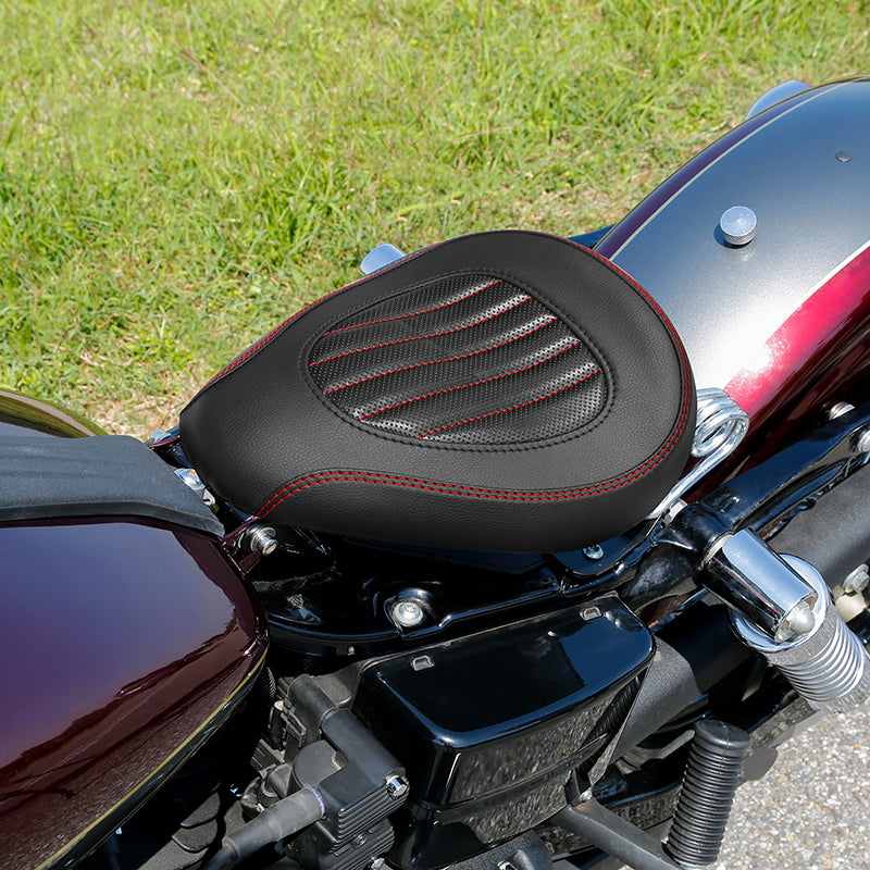 C.C.Rider Dyna Solo Spring Seat Chopper Style Motorcycle Seat For FXD / FXDWG Dyna Models Switchback Super Glide, 2007-2017