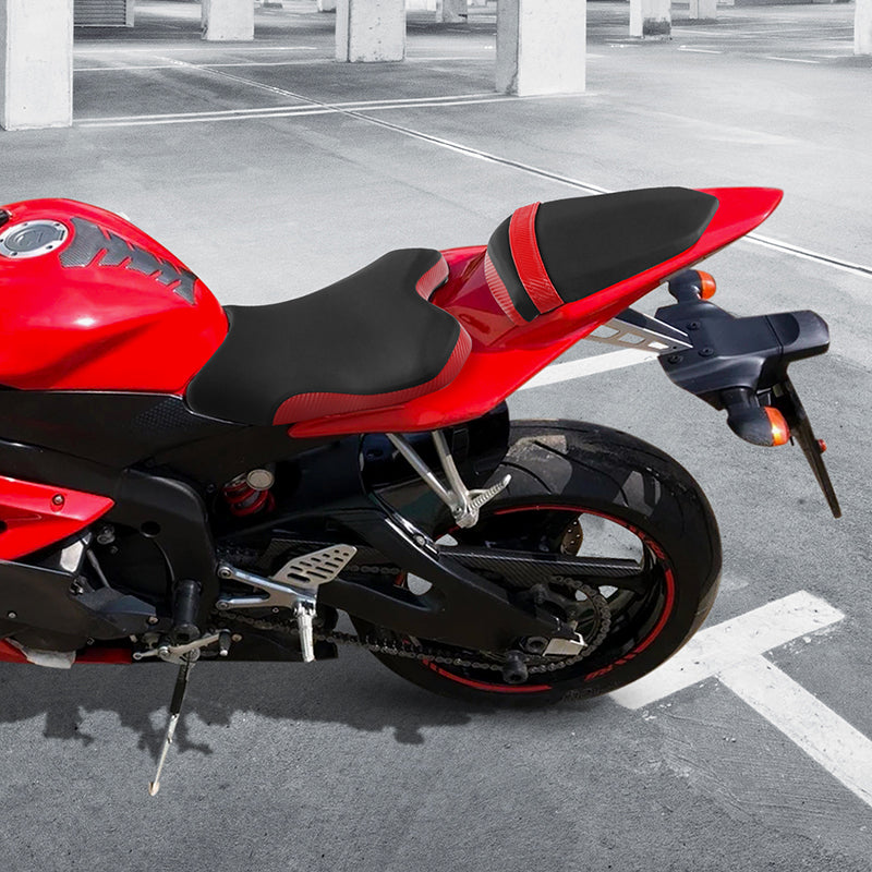 RIDER YZF R6 Front And Rear Seat Fit For YAMAHA R6 Black Red