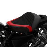 C.C. RIDER Sportster Solo Seat Alcantara Motorcycle Seats Cover For Sportster Iron 883 Iron1200 XL883 XL1200 Custom Motorcycle Seat, 2010-2023