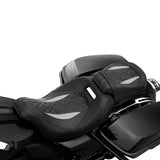 Gel Seat C.C. RIDER Touring Seat Low Profile Driver Passenger Seat For Road Glide Street Glide Road King, 2009-2023