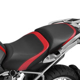 C.C.Rider BMW R1200GS Seat Rider Passenger Seat Pillion Cushion With Red carbon fiber  Fit For BMW R1200GS R1250GS  Adventure 2013-2023