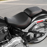 C.C.RIDER Softail Passenger And Driver Seat Deep Bucket Design Two Piece Seat For Harley Fatboy 114 FLFB FLFBS, 2018-2024