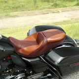 C.C. RIDER Touring Seat 2 Up Seat Driver Passenger Seat For Harley CVO Road Glide Electra Glide Street Glide Road King, 2009-2023