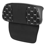 C.C. RIDER Touring Seat Driver Passenger Seat With Backrest For Harley Touring Street Glide Road Glide Electra Glide, Black White, 2008-2023