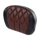 C.C. RIDER Touring Seat 2 up Seat Driver Passenger Seat With Backrest For Harley Touring Street Glide Road Glide Electra Glide, Coffee, 2008-2023