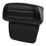 C.C. RIDER Touring Seat Driver Passenger Seat With Backrest For Harley Touring Street Glide Road Glide Electra Glide, Black White, 2008-2024