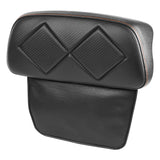 C.C. RIDER Touring Seat Driver Passenger Seat With Backrest For Harley Touring Street Glide Road Glide Electra Glide, Black Red, 2008-2023
