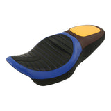 C.C. RIDER Touring Seat 2 up Seat Driver Passenger Seat Custom Seat For Harley Touring Street Glide Road Glide Electra Glide, 2008-2023