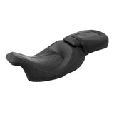 C.C. RIDER Touring Seat Two Piece 2 Up Seat Low Profile Driver Passenger Seat Road Raptor For Road Glide Street Glide Road King, 2009-2023