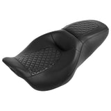 C.C. RIDER Touring Seat 2 up Seat Driver Passenger Seat For Harley Touring Street Glide Road Glide Electra Glide, 2008-2023