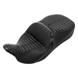 C.C. RIDER Touring Seat 2 Up Seat Driver Passenger Seat Double Roll For Harley CVO Road Glide Electra Glide Street Glide Road King, 2009-2023
