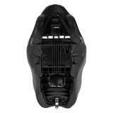 C.C. RIDER One-Piece 2-Up Seat With Backrest Double Roll For FL Touring Electra Street Glide Black Orange, set, 2014-2023