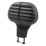 C.C. RIDER Rider Backrest 2 Up Seat Driver Backrest Pad For Harley Touring CVO Street Glide Road Glide Electra Glide Road King, 1988-2023