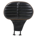 C.C. RIDER Rider Backrest 2 Up Seat Driver Backrest Pad For Harley Touring CVO Street Glide Road Glide Electra Glide Road King, 1988-2023