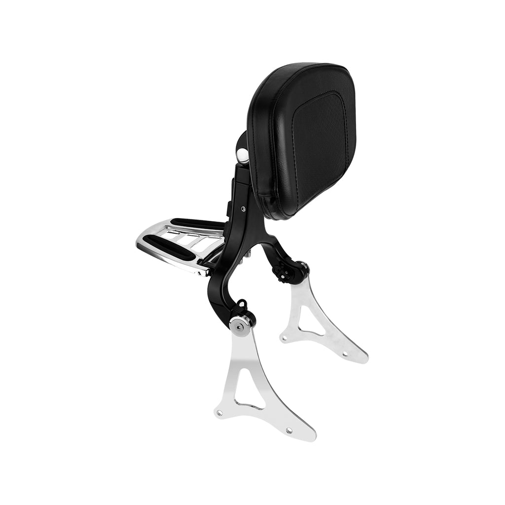 Adjustable Driver Passenger Backrest Mount Kit With Rack For Touring Road Glide Street Glide Sportster XL883 XL1200 Dyna