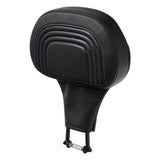 C.C. RIDER Touring Seat Driver Passenger Seat With Backrest For Harley CVO Road Glide Electra Glide Street Glide Road King, Black Blue, 2014-2023