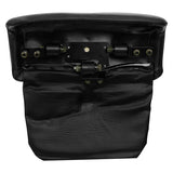 C.C. RIDER Razor Chopped Pack Trunk Backrest Passenger Backrest Pad For Harley Touring CVO Road Glide Electra Glide Road King, 1997-2013