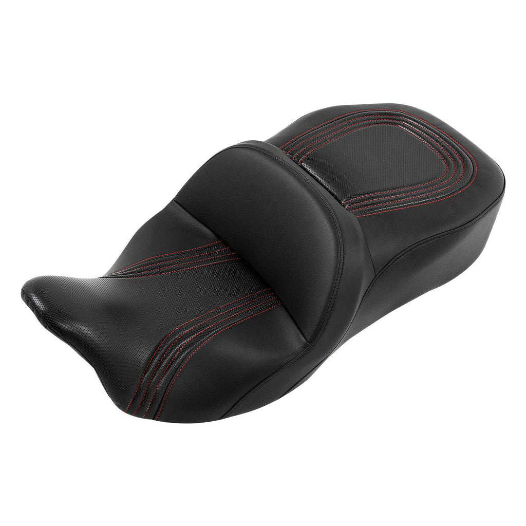 C.C. RIDER Touring Seat 2 Up Seat Driver Passenger Seat Comfort Elite For Harley CVO Road Glide Electra Glide Street Glide Road King, 2009-2023