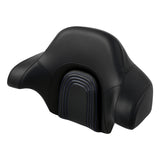 C.C. RIDER Touring Seat Driver Passenger Seat With Backrest For Harley CVO Road Glide Electra Glide Street Glide Road King, Black Blue, 2014-2023